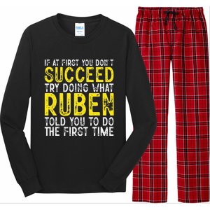 Ruben If At First You DonT Succeed Long Sleeve Pajama Set