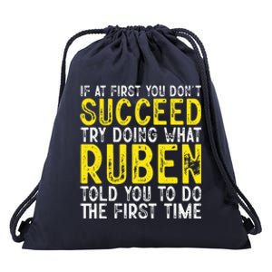 Ruben If At First You DonT Succeed Drawstring Bag