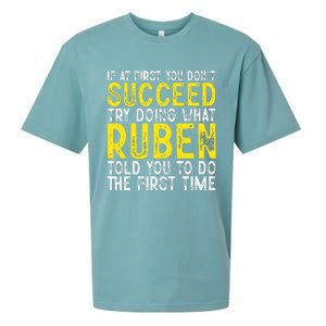 Ruben If At First You DonT Succeed Sueded Cloud Jersey T-Shirt