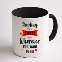 Reading Is A Ticket To Where Ever You Want To Go Mug