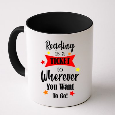 Reading Is A Ticket To Where Ever You Want To Go Mug