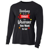 Reading Is A Ticket To Where Ever You Want To Go Cooling Performance Long Sleeve Crew