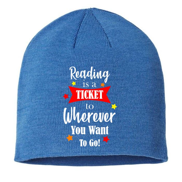 Reading Is A Ticket To Where Ever You Want To Go Sustainable Beanie