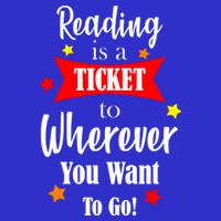 Reading Is A Ticket To Where Ever You Want To Go 16 in Basic Backpack