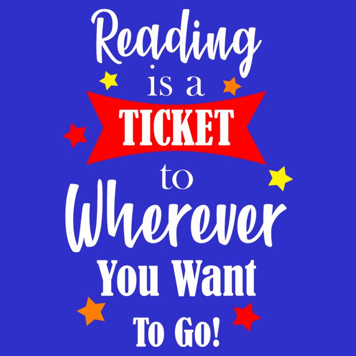 Reading Is A Ticket To Where Ever You Want To Go 16 in Basic Backpack