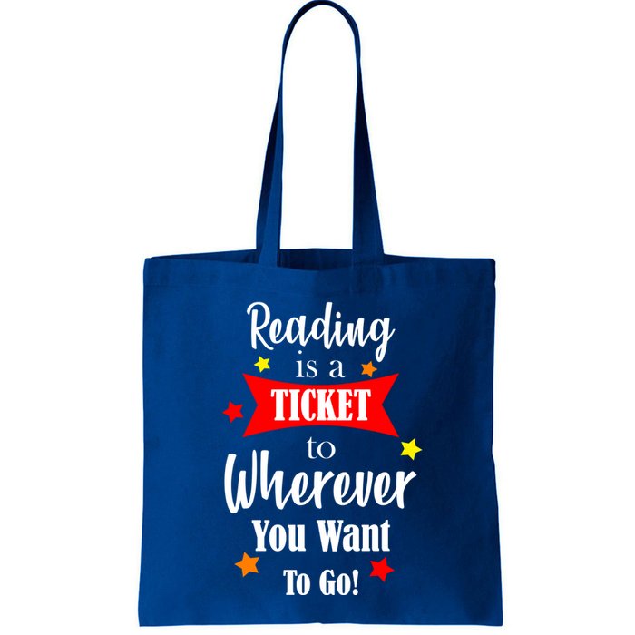 Reading Is A Ticket To Where Ever You Want To Go Bag