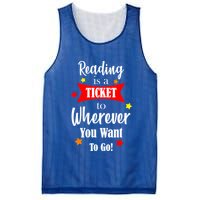 Reading Is A Ticket To Where Ever You Want To Go Mesh Reversible Basketball Jersey Tank