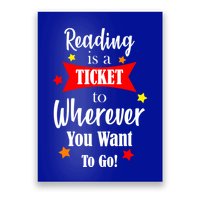Reading Is A Ticket To Where Ever You Want To Go Poster