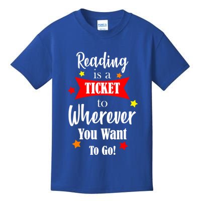 Reading Is A Ticket To Where Ever You Want To Go Kids T-Shirt