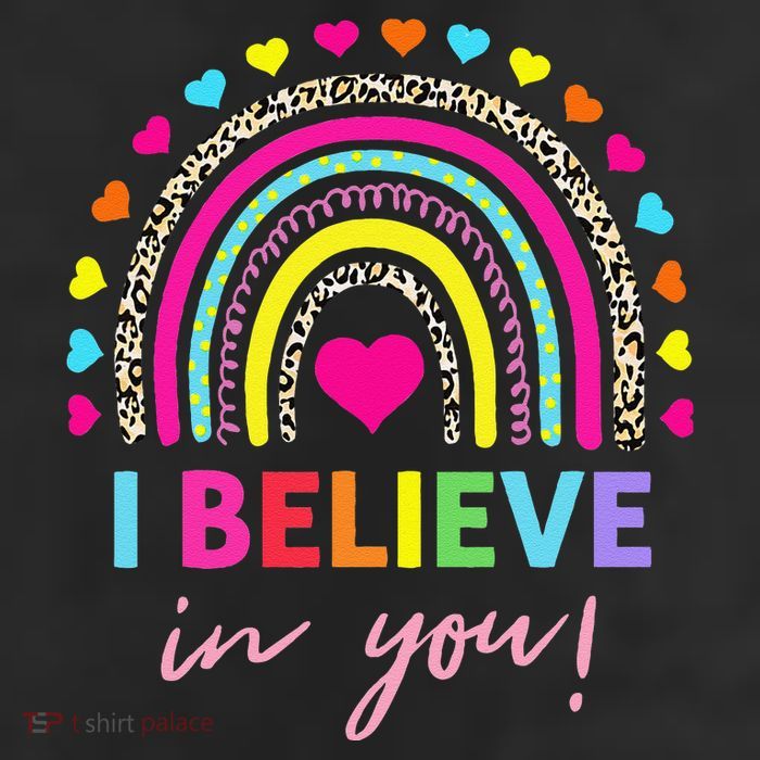 Rainbow I Believe In You Teacher Testing Day Gifts 11oz C Handle Ceramic Mug