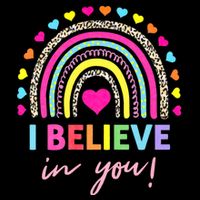 Rainbow I Believe In You Teacher Testing Day Gifts City Backpack