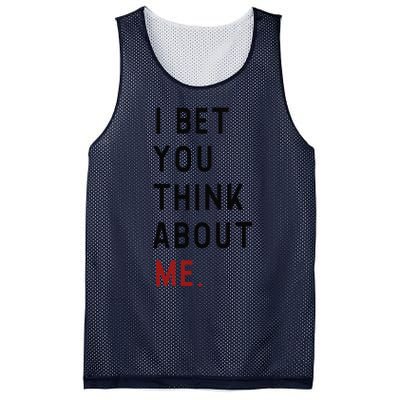 Retro I Bet You Think About Me Meaning I Knew U Were Trouble Mesh Reversible Basketball Jersey Tank