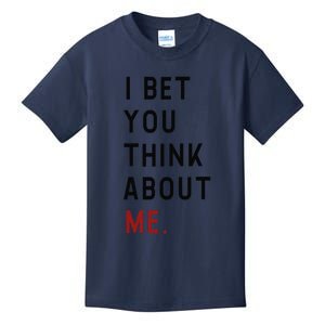 Retro I Bet You Think About Me Meaning I Knew U Were Trouble Kids T-Shirt