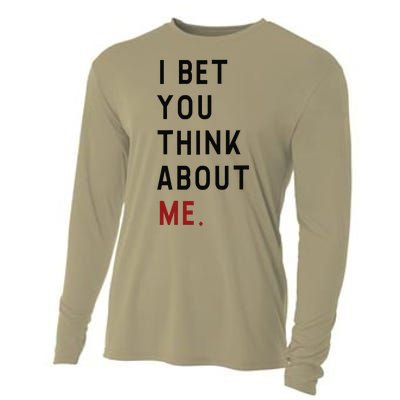 Retro I Bet You Think About Me Meaning I Knew U Were Trouble Cooling Performance Long Sleeve Crew