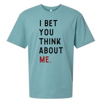 Retro I Bet You Think About Me Meaning I Knew U Were Trouble Sueded Cloud Jersey T-Shirt