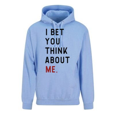 Retro I Bet You Think About Me Meaning I Knew U Were Trouble Unisex Surf Hoodie