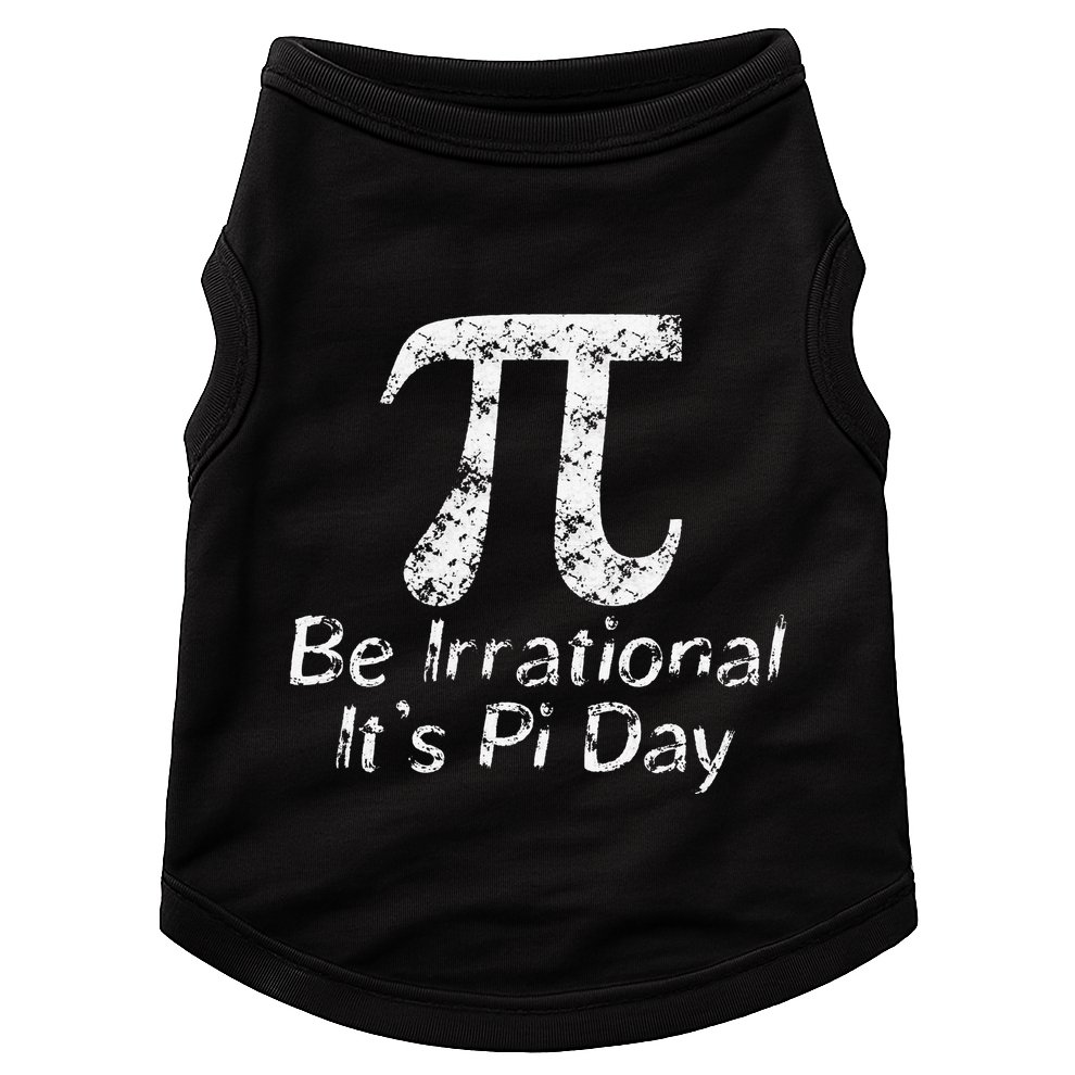 Retro Irrational But Well Rounded Pi Day Celebration Math Doggie Tank
