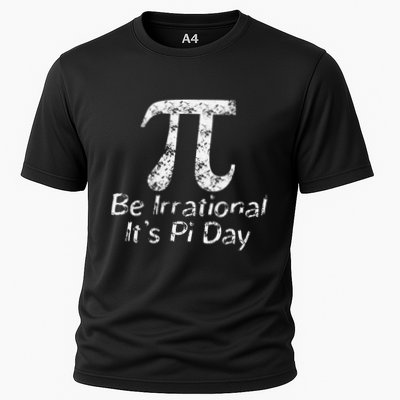 Retro Irrational But Well Rounded Pi Day Celebration Math Performance Shirt
