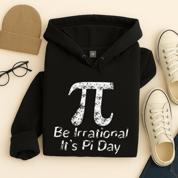 Retro Irrational But Well Rounded Pi Day Celebration Math Hoodie