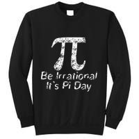 Retro Irrational But Well Rounded Pi Day Celebration Math Sweatshirt