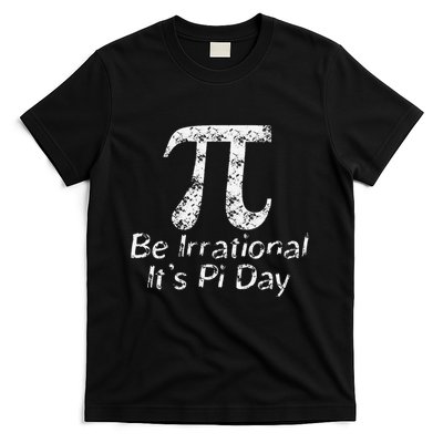 Retro Irrational But Well Rounded Pi Day Celebration Math T-Shirt