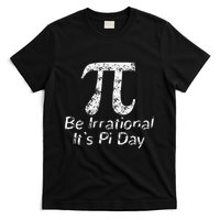Retro Irrational But Well Rounded Pi Day Celebration Math T-Shirt