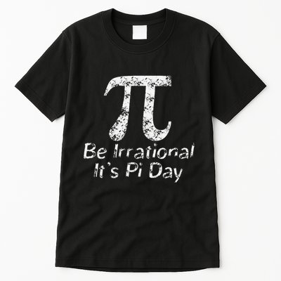 Retro Irrational But Well Rounded Pi Day Celebration Math Tall T-Shirt