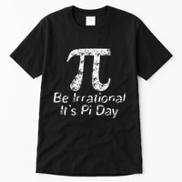 Retro Irrational But Well Rounded Pi Day Celebration Math Tall T-Shirt