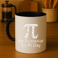Retro Irrational But Well Rounded Pi Day Celebration Math Mug
