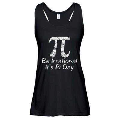 Retro Irrational But Well Rounded Pi Day Celebration Math Ladies Essential Flowy Tank