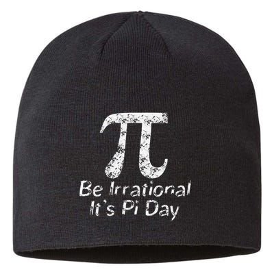 Retro Irrational But Well Rounded Pi Day Celebration Math Sustainable Beanie