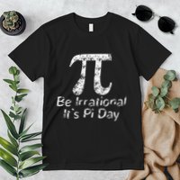 Retro Irrational But Well Rounded Pi Day Celebration Math Premium T-Shirt