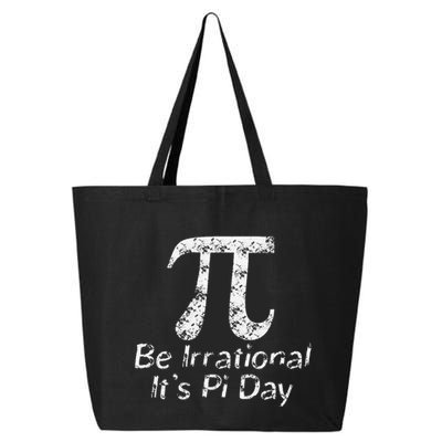 Retro Irrational But Well Rounded Pi Day Celebration Math 25L Jumbo Tote