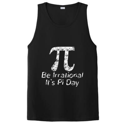 Retro Irrational But Well Rounded Pi Day Celebration Math PosiCharge Competitor Tank