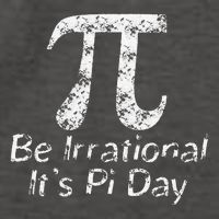 Retro Irrational But Well Rounded Pi Day Celebration Math Vector Backpack