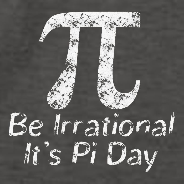 Retro Irrational But Well Rounded Pi Day Celebration Math Vector Backpack