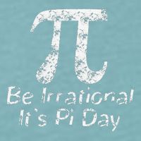 Retro Irrational But Well Rounded Pi Day Celebration Math Sueded Cloud Jersey T-Shirt
