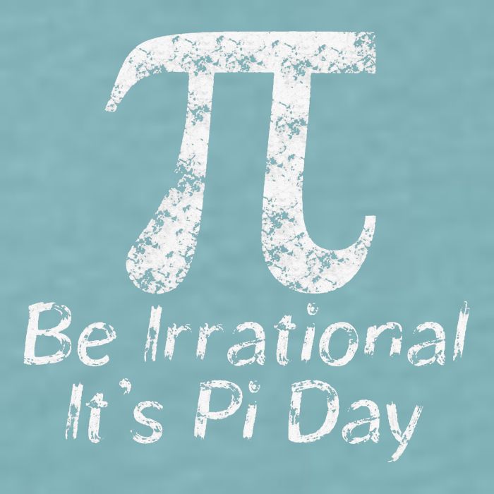 Retro Irrational But Well Rounded Pi Day Celebration Math Sueded Cloud Jersey T-Shirt