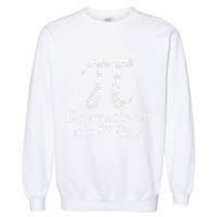 Retro Irrational But Well Rounded Pi Day Celebration Math Garment-Dyed Sweatshirt