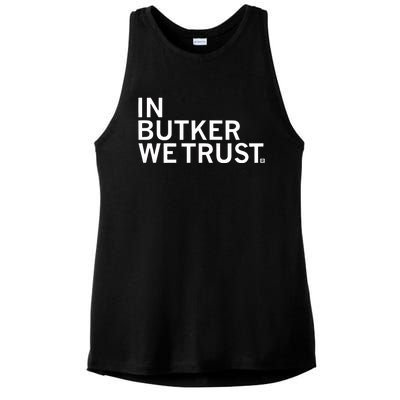 Raygunsite In Butker We Trust Ladies PosiCharge Tri-Blend Wicking Tank