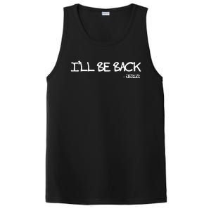 Religious Ill Be Back Jesus Christian PosiCharge Competitor Tank