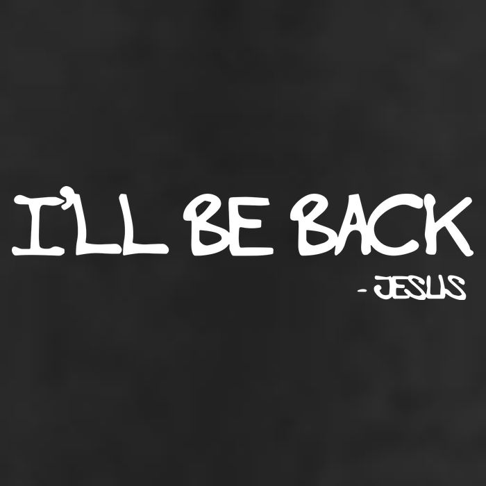 Religious I'll Be Back Jesus Funny Christian Adult Drive Performance Visor