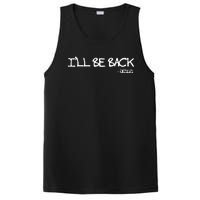 Religious I'll Be Back Jesus Funny Christian PosiCharge Competitor Tank