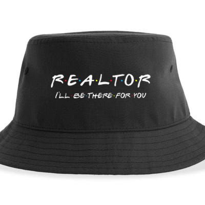 Realtor I'll be there for you Real Estate Agent Gift Sustainable Bucket Hat