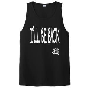 Religious ILl Be Back Jesus Christian PosiCharge Competitor Tank