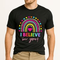 Rainbow I Believe In You Teacher Testing Day Gifts Cooling Performance Crew T-Shirt
