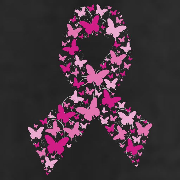 Ribbon Flight Of Awareness Butterfly Breast Cancer 11oz C Handle Ceramic Mug