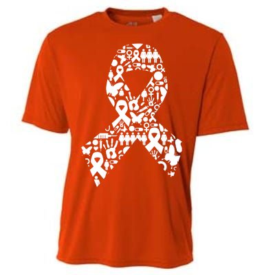 Ribbon Of Support Breast Cancer Cooling Performance Crew T-Shirt