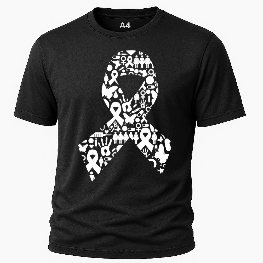 Ribbon Of Support Breast Cancer Performance Shirt