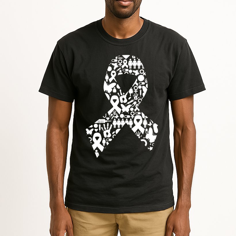 Ribbon Of Support Breast Cancer Tall T-Shirt